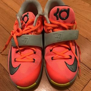 kD Nike sneakers in watermelon color
